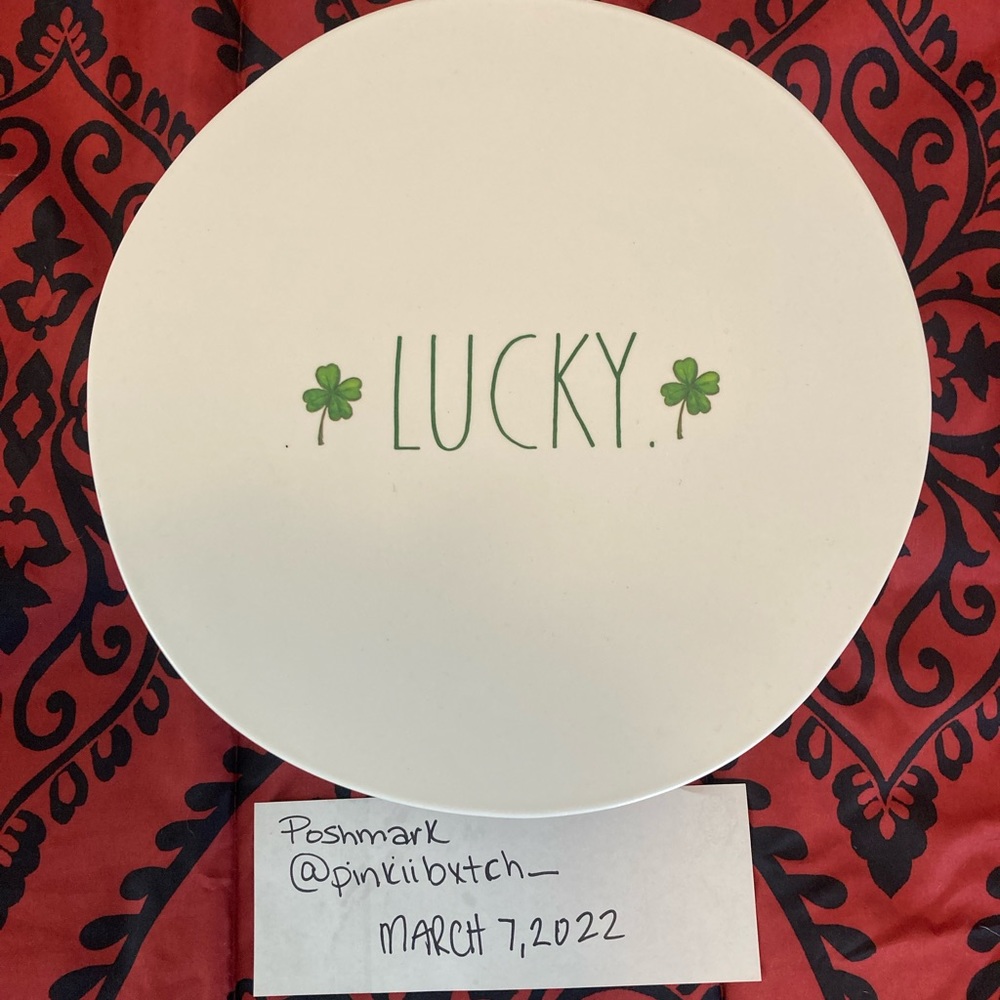 Rae Dunn “Lucky” cake/cookie tray
